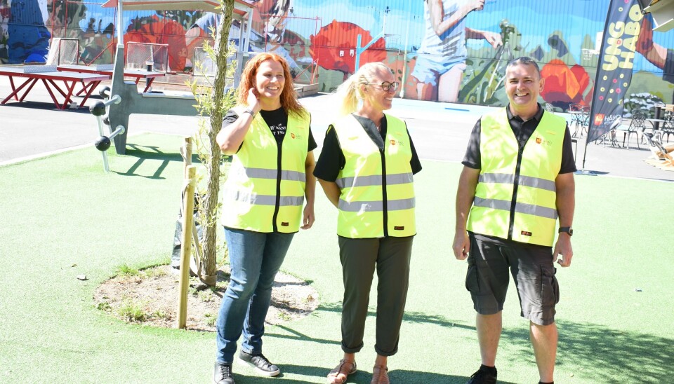 Vandrare. Cecilia ”Cissi” Åhl, Marie Norelius och Stefan Jonsson är nattvandrare från Bålsta IF Handboll. Vandrare. Cecilia ”Cissi” Åhl, Marie Norelius och Stefan Jonsson är nattvandrare från Bålsta IF Handboll.