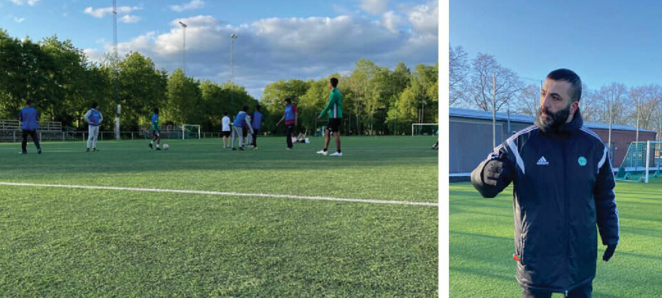 Eldsjäl. 'Ungdomarna behöver någon vuxen som lyssnar på dem', säger Rezgar Sepheri, eldsjäl och tränare i öppen fotboll.