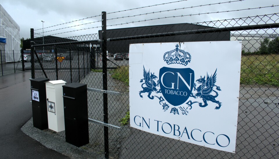 Snusfabrik. GN Tobacco i Enköping.