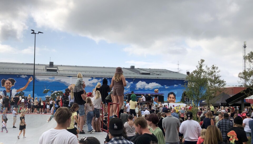Publikhav under Håbo Festdag 2022. Publikhav under Håbo Festdag 2022.