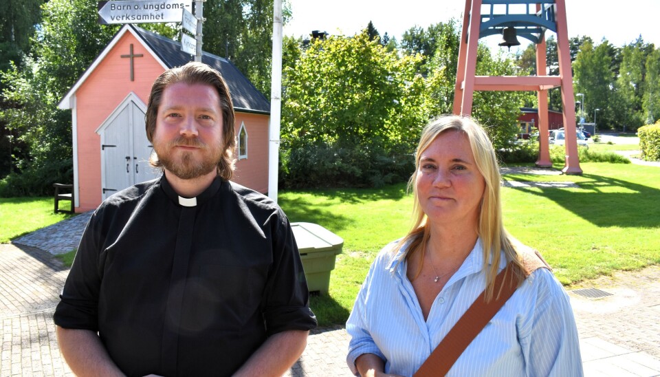 Kyrkliga. David Fredin Silverkors, kyrkoherde och Malin Hörberg, verksamhetsutvecklare. Kyrkliga. David Fredin Silverkors, kyrkoherde och Malin Hörberg, verksamhetsutvecklare.