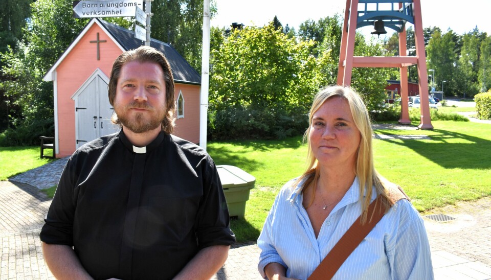 Kyrkliga. David Fredin Silverkors, kyrkoherde och Malin Hörberg, verksamhetsutvecklare.