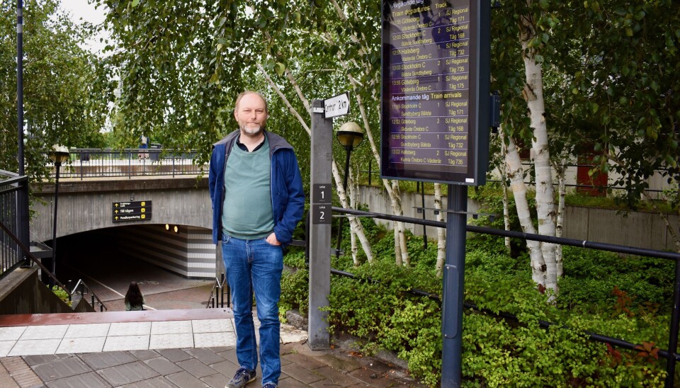 Pendlare. Per-Anders Staav, ordförande i föreningen Tim-pendlare. Pendlare. Per-Anders Staav, ordförande i föreningen Tim-pendlare.