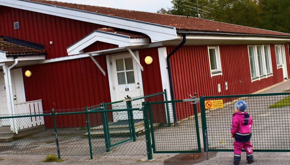 Stänger. Råbydals förskola i Bålsta.