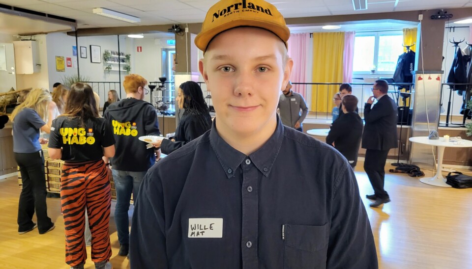 Wille Holmberg medverkade i årets Demokratidag i Håbo.
– Alla elever som medverkar är väldigt engagerade, de brinner för olika samhällsfrågor och vill vara med att påverka.