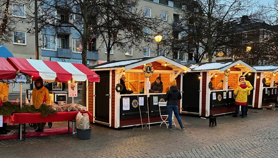 Julmarknad i Enköping. 2–3 december är det dags på bland annat Stora torget.