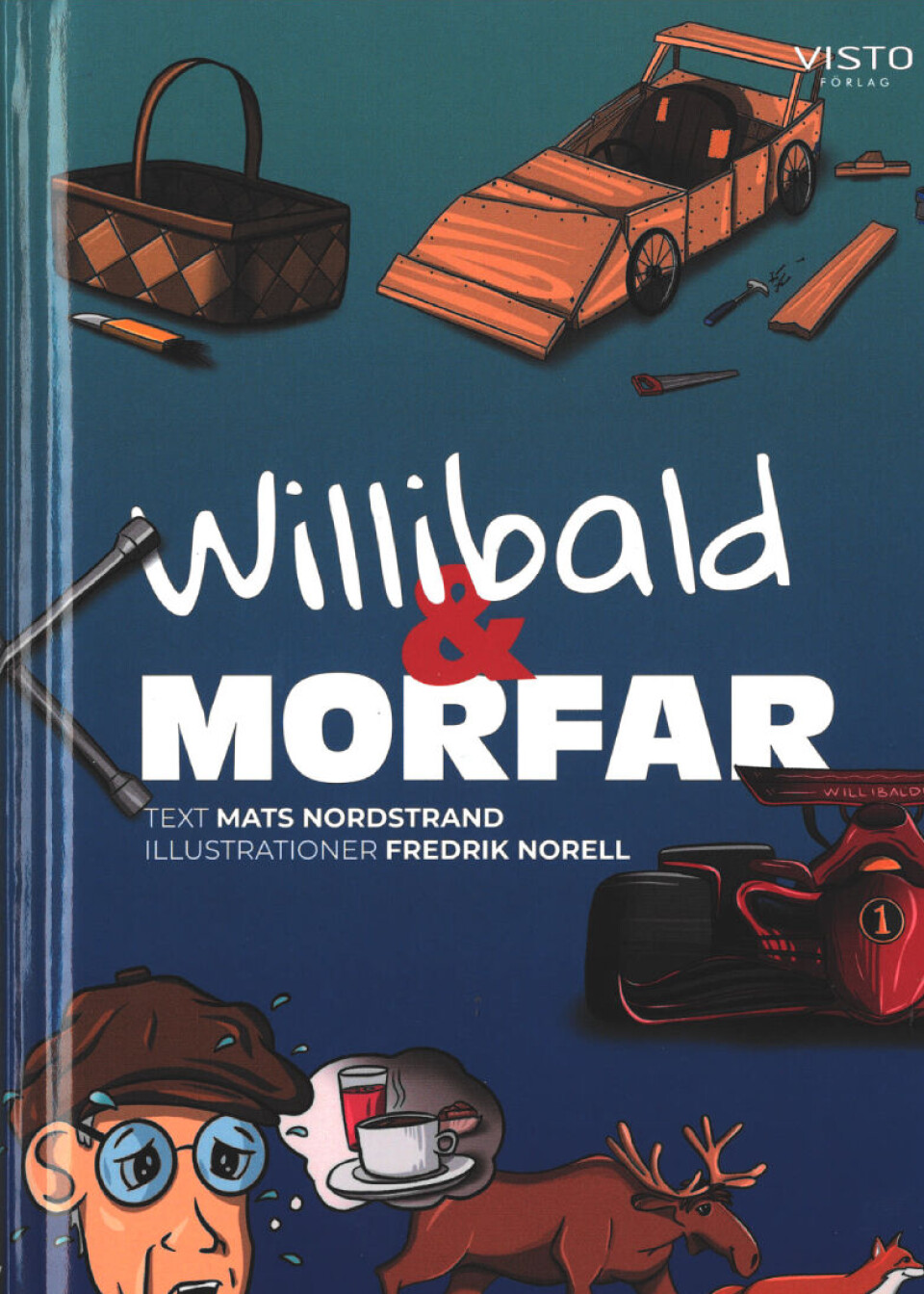 Bokomslag. Willibald & Morfar.