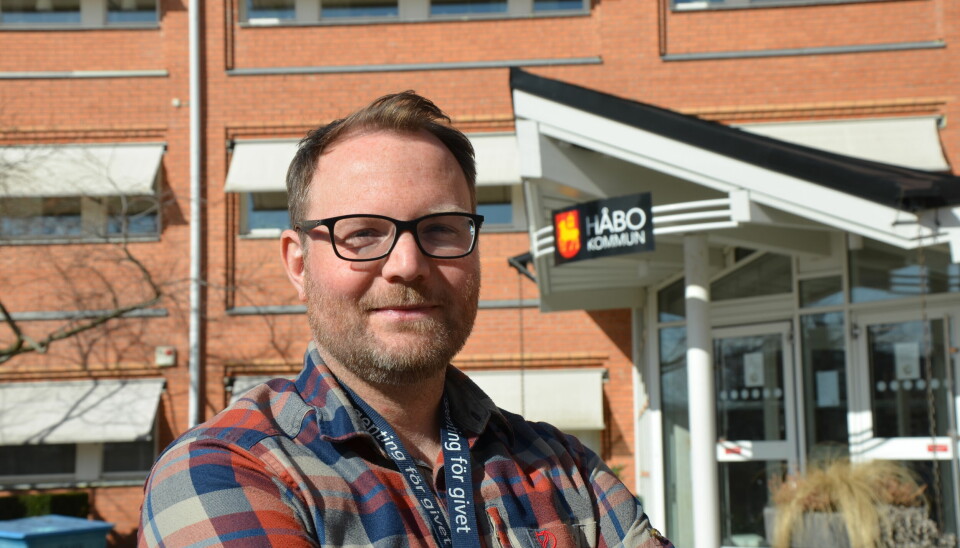Säker på sin sak. Peter Ankerstål, säkerhetschef i Håbo kommun.