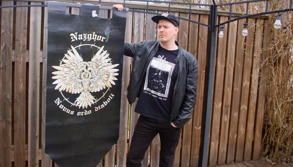 STORSPELNING. Johan Fernquist, gitarrist i black metal.bandet Nazghor