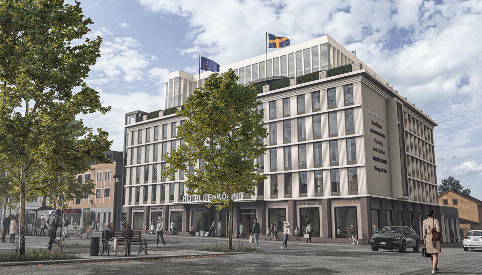 FÖRSLAG. Så kan ett nytt
stadshotell se ut. FÖRSLAG. Så kan ett nytt
stadshotell se ut.