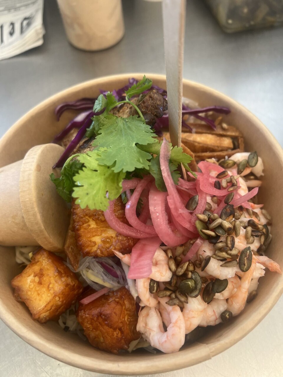 Happysallad är omtyckt av många och vann förstapris i kategorin Fisk och skaldjur.