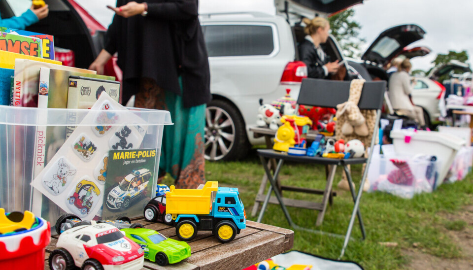 Bakluckeloppis på Ica Maxi i Bålsta.