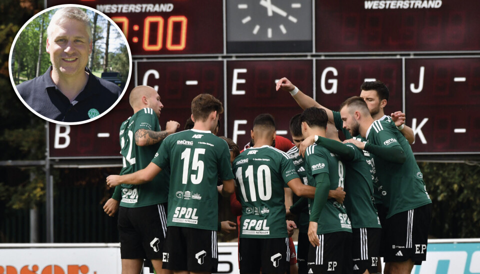 Jubelsäsong. 1–1 mot Sandviken i helgen var poängen som säkrade kvalplatsen till division för ESK. ”Fantastiskt roligt”, säger sportchefen Pelle Johansson.