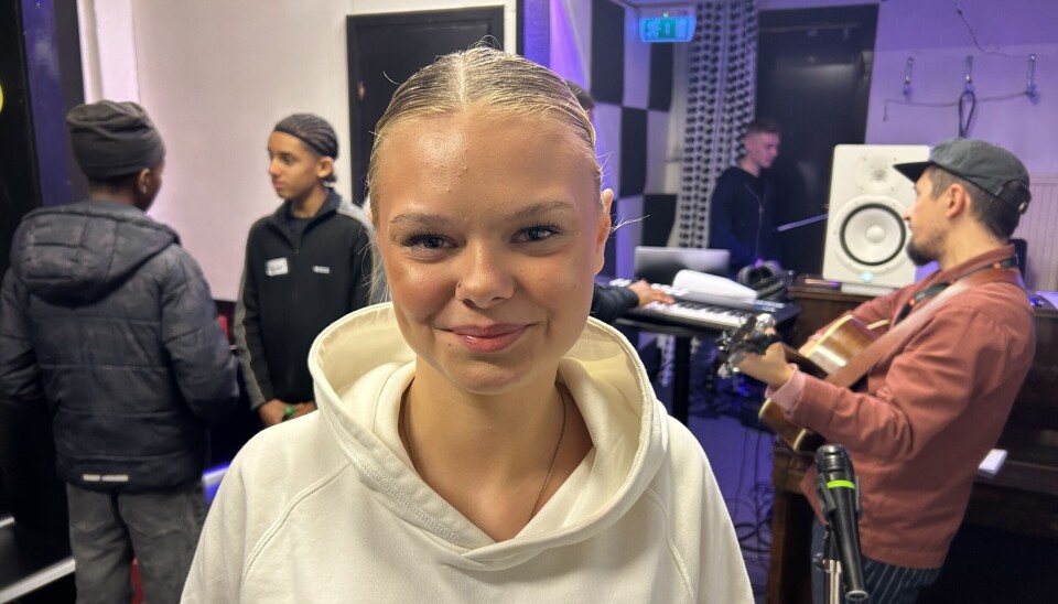 ”Göra våra röster hörda”. Nikita Barthelson var en av alla unga som medverkade på demokratidagen.