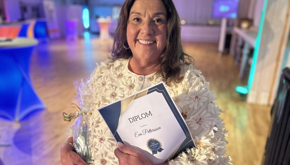 Eva Pettersson, Löthnergården, fick priset Årets Entreprenör.