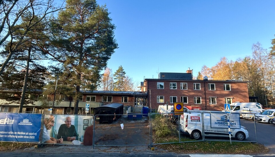 Tidigare omvårdnadsboendet Åsundagården i Hummelsta byggs nu om till trygghetsbostäder.