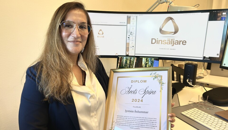 Jyotsna Ånhammar vann Årets Spira 2024 för sitt jämlikhetsarbete i Håbo Qvinnors Företagsnätverk.