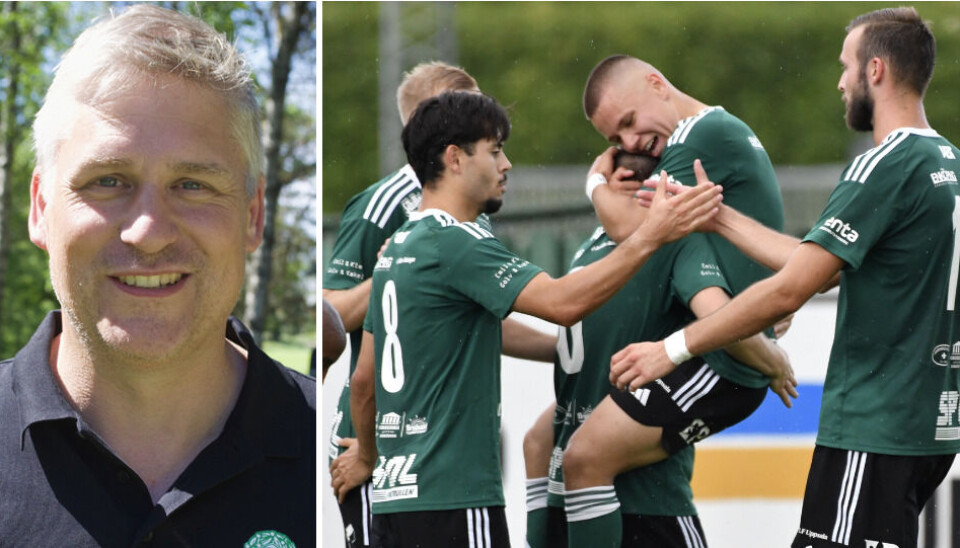Taggad. Pelle Johansson, ESK Fotbolls sportchef, är förväntansfull inför avgörandet i Karlstad på lördag eftermiddag.