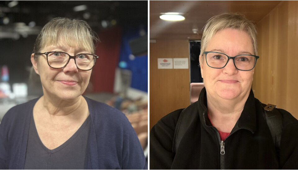 Minna Leino och Anette Hansen.