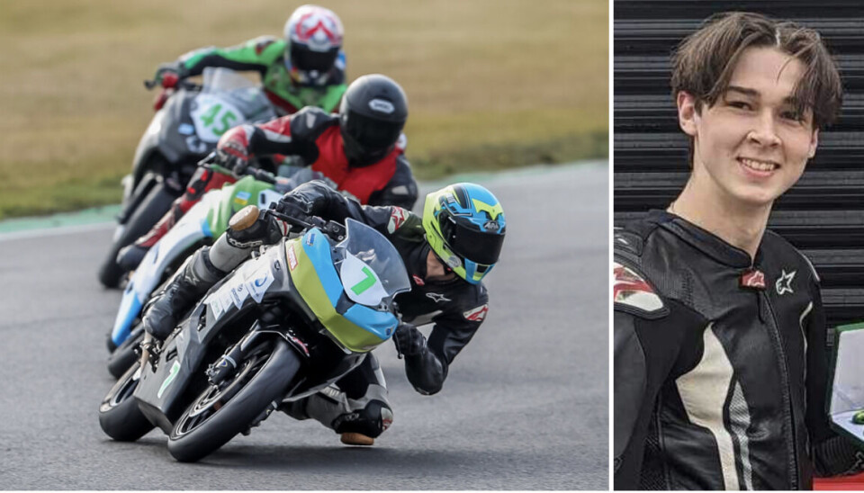 I täten. 17-årige roadracingtalangen Travis Rooker hoppas hålla till längst fram under kommande säsong.