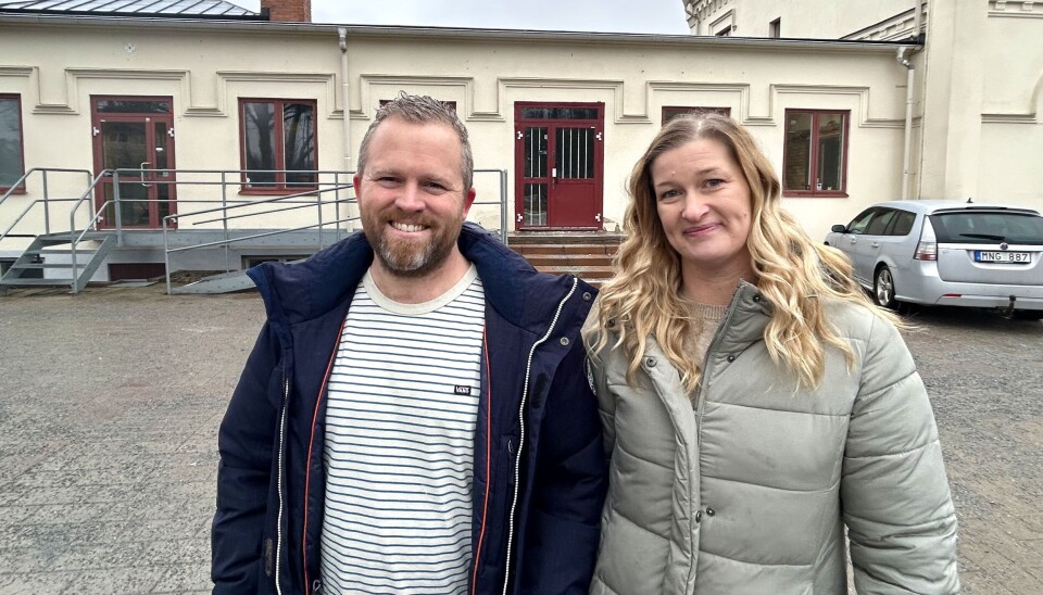 Anderas Engström och Linda Wallén ser fram emot att 'skapa något alldeles extra' med sitt Bangårdens Café och Kiosk.