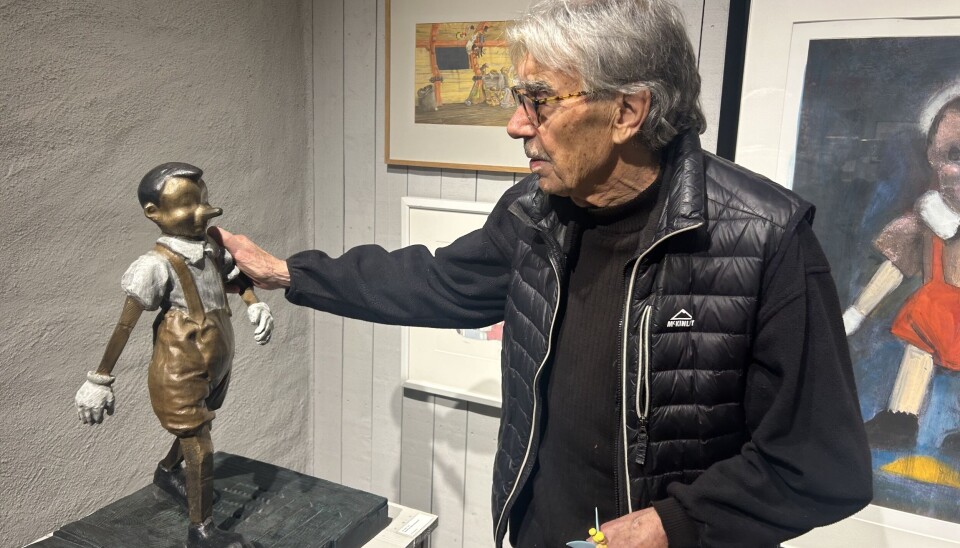 Lasse Åberg tillbringar mycket tid på museet nu och han kan även bokas in för guidade turer.