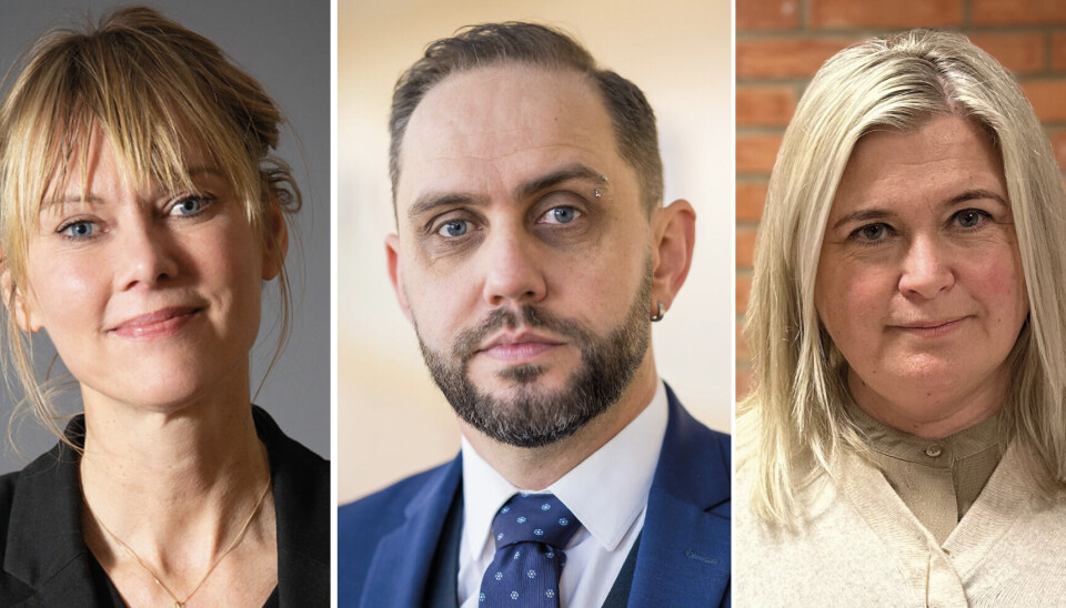 ”Näthatet avskräcker”. Jytte Rüdiger, Michael Rubbestad och Teresa Zetterblad.