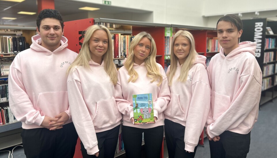 Step by Step: fr vänster Ramtin Namini, Frida Wranding, Hanna Jexell, Emilia Armholt Bergqvist och Elliot Bjurman.