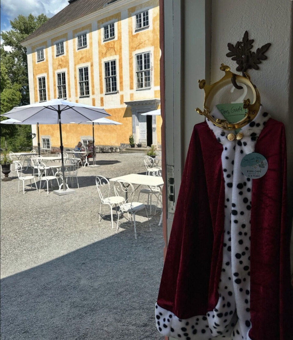 Ekolsunds slottscafé.