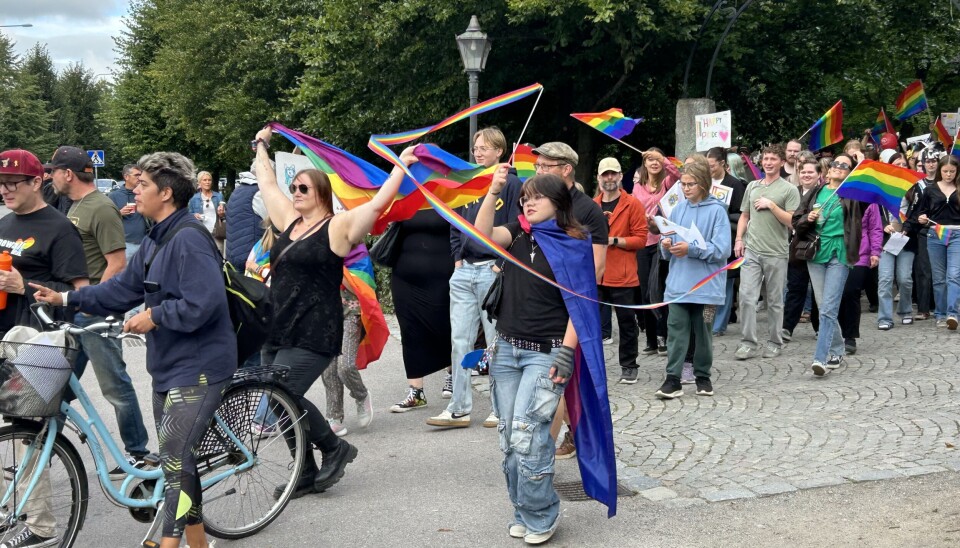 En parad i kärlekens tecken.