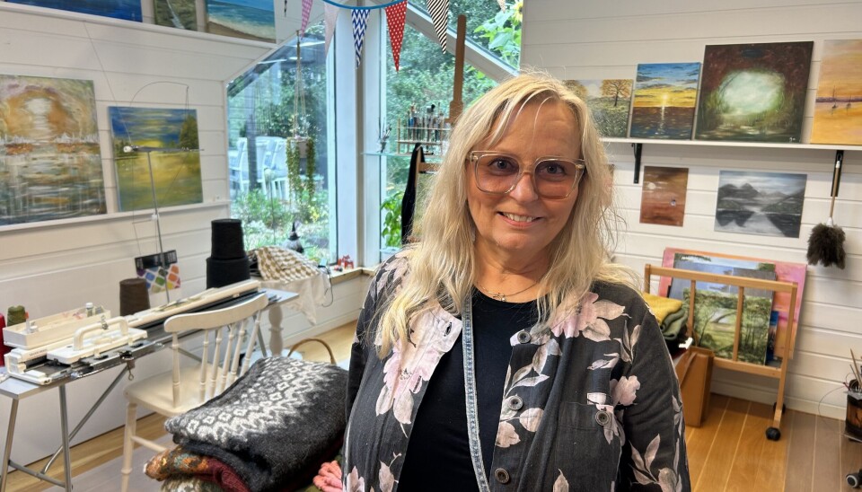 Kreativ pensionär. Sedan Maggan Järvetun gick i pension ägnar hon mycket tid åt sitt skapande – hon målar, stickar, tovar och tillverkar tvålar, bland annat.