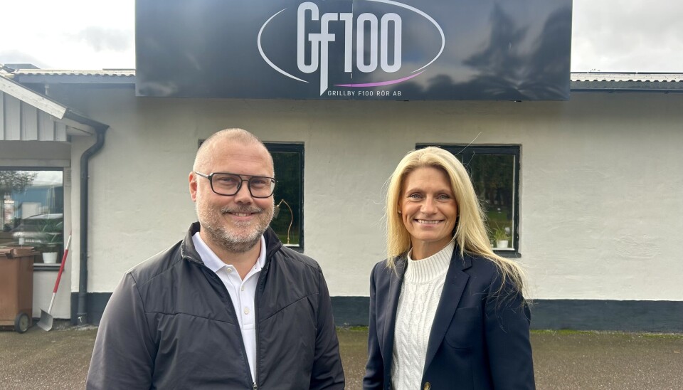 Lämnar över stafettpinnen. Theresa Östman lämnar nu VVS-firman GF100 och överlämnar stafettpinnen till Jim Vestling. Jim Vestling har över 30 år i företaget som han började i som lärling och som han nu alltså är vd för.