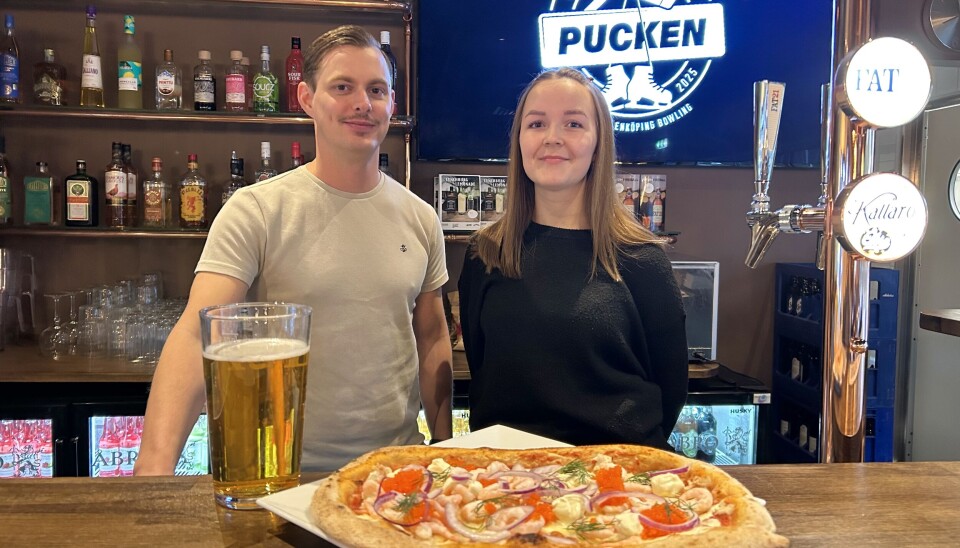 Pucken Restaurant & Bar. Rikard Poikela Thunberg (ägare) och Alva Deger (restaurangchef).